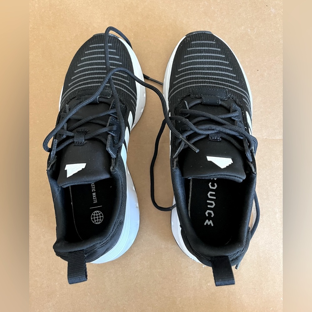 Boys Adidas Black Sneakers size 6